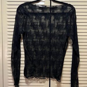 Abercrombie Black Lace Women's Top